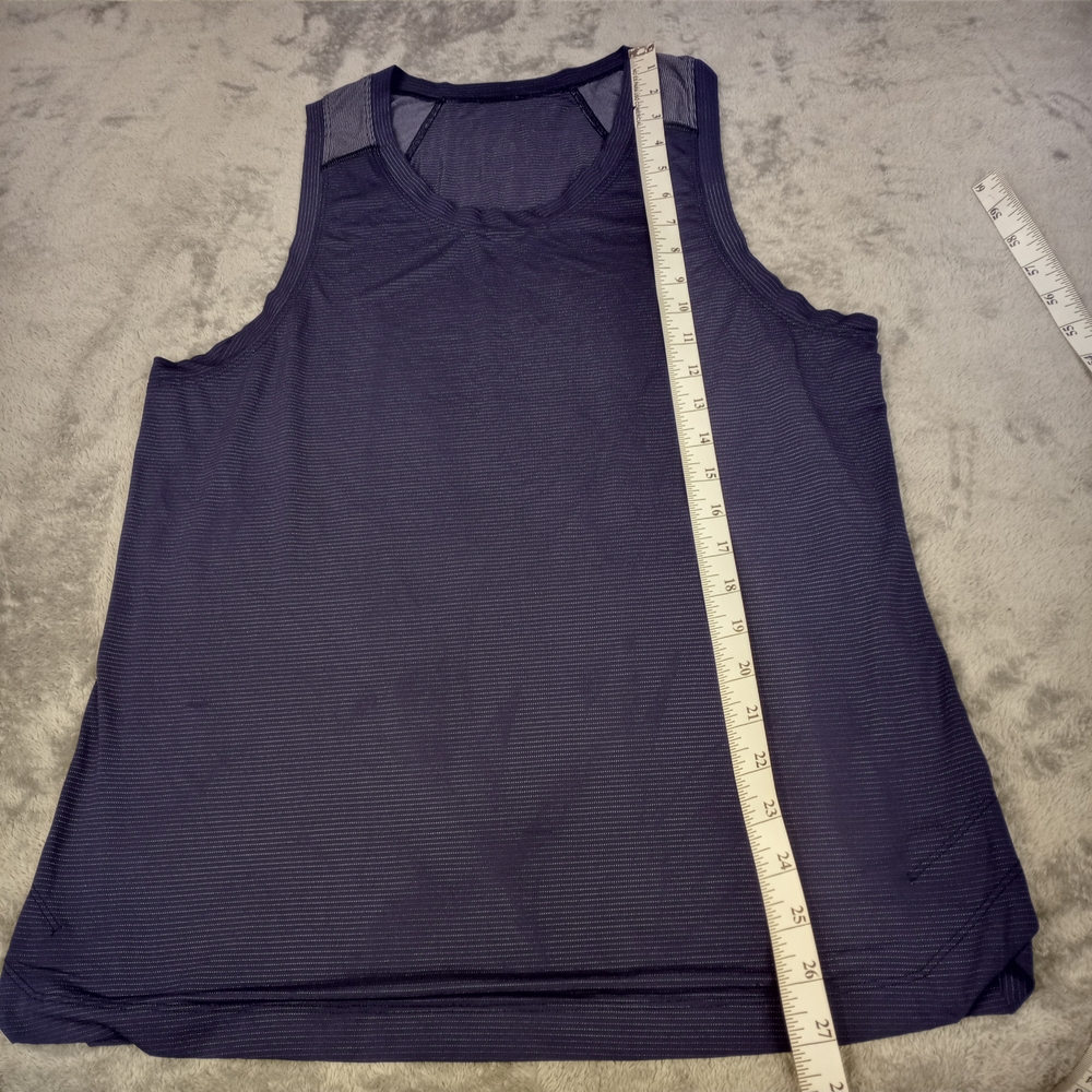Lululemon Women's Navy Sleeveless Tank Top Size 4 - Picture 10 of 16